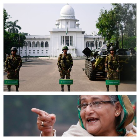 शेख हसिना विरुद्धको फैसलाअघि बंगलादेशमा कडा सुरक्षा        