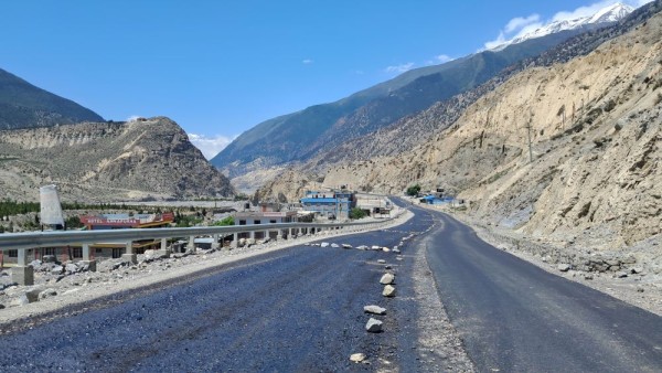 बेनी-जोमसोम-कोरला सडकखण्डको ८४ प्रतिशत भौतिक प्रगति        