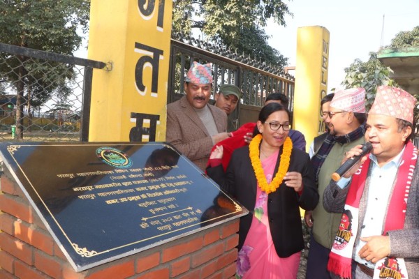 भरतपुरमा बृहत् चक्रपथ उद्घाटन    