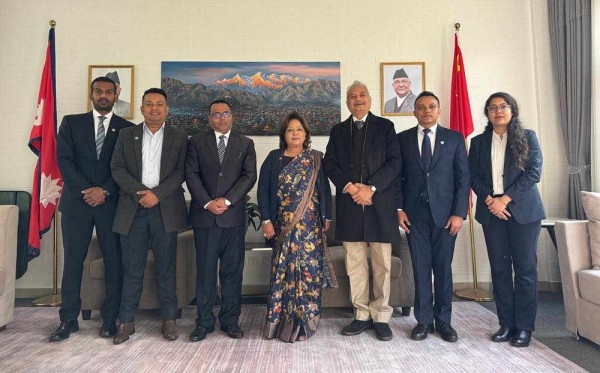 परराष्ट्रमन्त्री डा. राणा छन्दुस्थित महावाणिज्यदूतावासमा