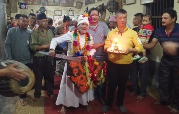 पेसागत हतियार प्रदर्शन गर्दै मनाइयो पाँय् न्ह्याकेगु जात्रा