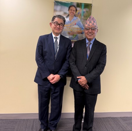 अर्थमन्त्री खनाल र जाइकाका उपाध्यक्षबीच भेट