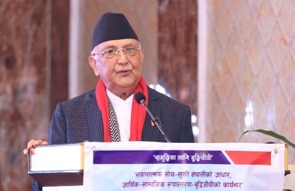   राष्ट्रियहित, परिवर्तन र समृद्धिलाई ध्यान दिएर अघि बढेमा एमालेको एकल बहुमत आउँछः प्रधानमन्त्री   