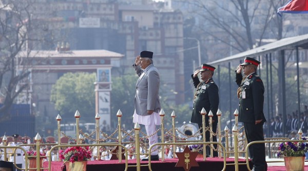राष्ट्रपति पौडेलद्वारा घोडेजात्रा अवलोकन