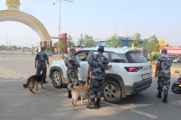 नेपाल-भारत सीमा क्षेत्रमा उच्च सुरक्षा सतर्कता अपनाईँदै   