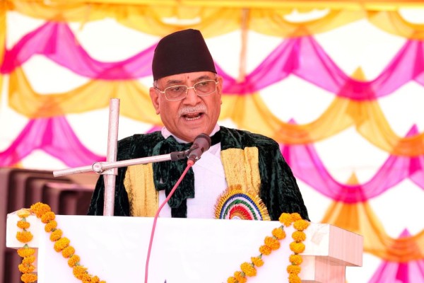 शैक्षिक तथा प्राज्ञिक स्तर अभिवृद्धि गर्न विश्वविद्यालय समर्पित हुनुपर्छ : प्रधानमन्त्री प्रचण्ड