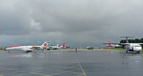 खराब मौसमका कारण उडान प्रभावित        