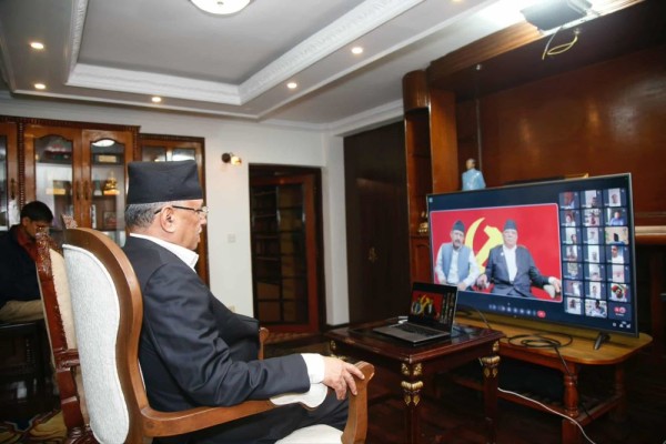 पार्टीप्रतिको सकारात्मक माहोललाई संगठनमा बदल्न अध्यक्ष प्रचण्डको निर्देशन