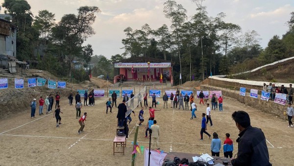 भोजपुरमा प्रदेश स्तरीय भलिबल