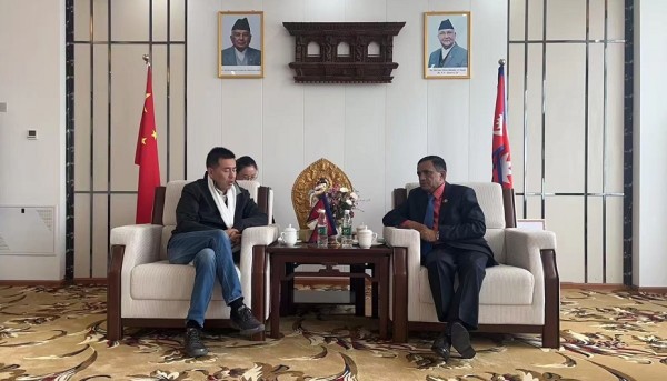 नेपाली महावाणिज्यदूत निरौला र महानिर्देशक तिङबीच ल्हासामा भेटवार्ता