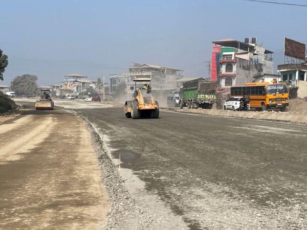 नारायणघाट-बुटवल सडक विस्तारमा तीव्रता