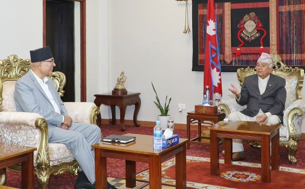 राष्ट्रपतिलाई आगामी बजेटबारे जानकारी   