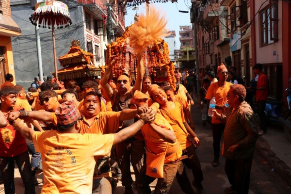 मध्यपुर थिमीको खट तथा सिन्दुर जात्रा(फोटो फिचर)