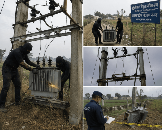 ट्रान्सफर्मर चोरी बढ्दा मधेसका किसान प्रभावित