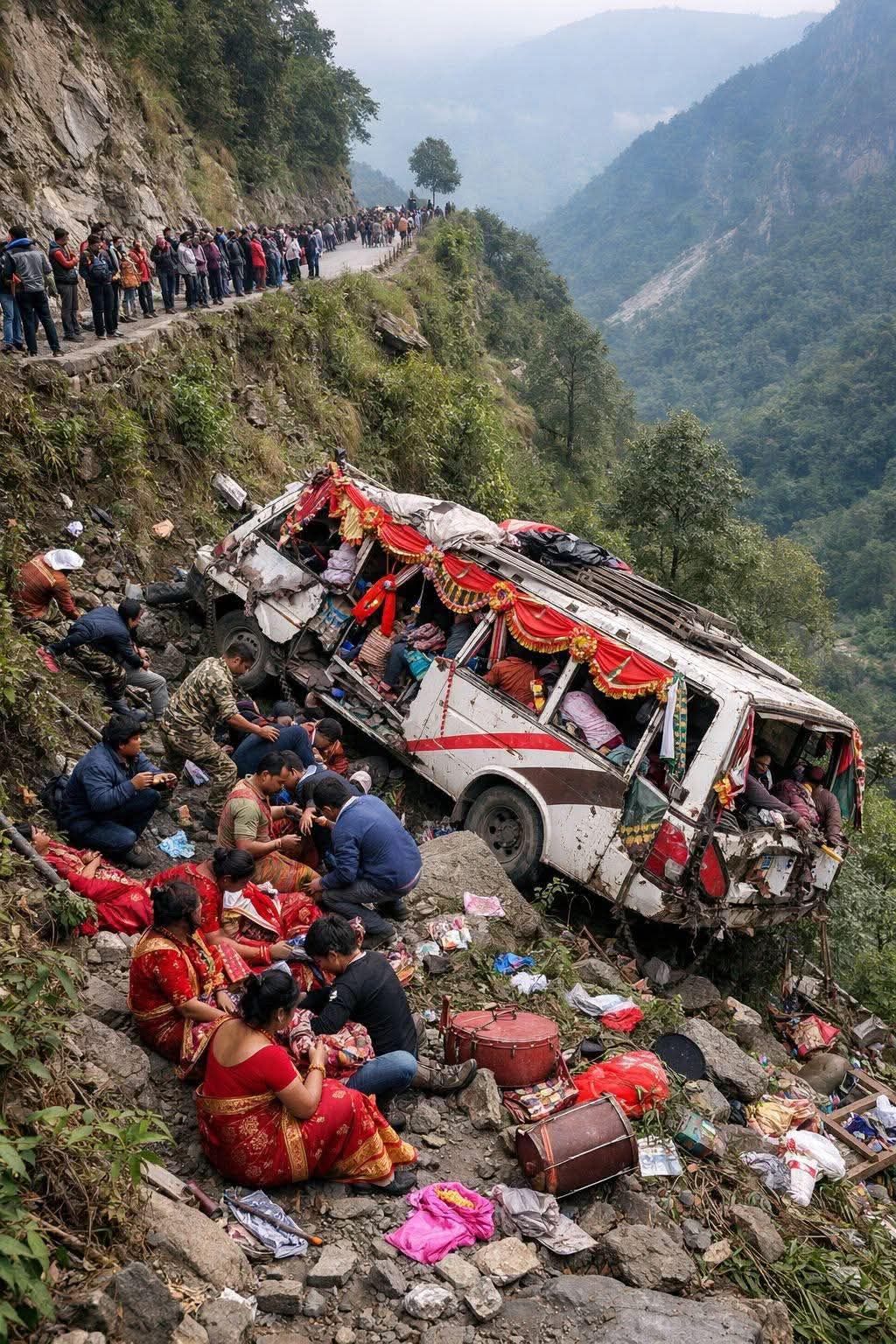 बैतडी बस दुर्घटनाः मृतकको सङ्ख्या १३ पुग्यो   