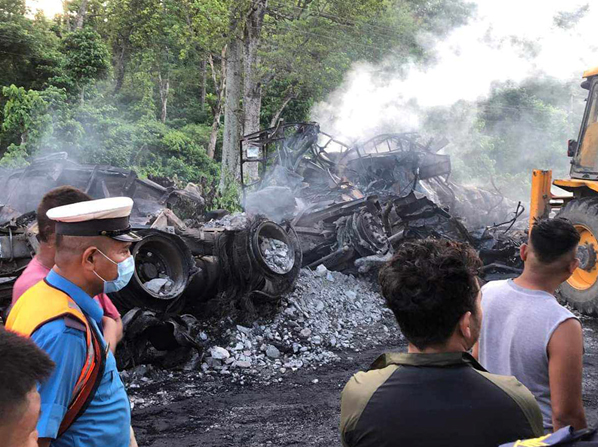 मकवानपुरमा सवारी दुर्घटनामा तीन जनाको मृत्यु