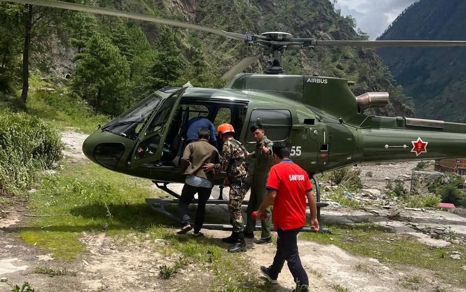 बूढीगण्डकी बाढी अपडेट : २७ जनाको हेलिकोप्टरबाट उद्धार, १० जना सम्पर्कविहीन