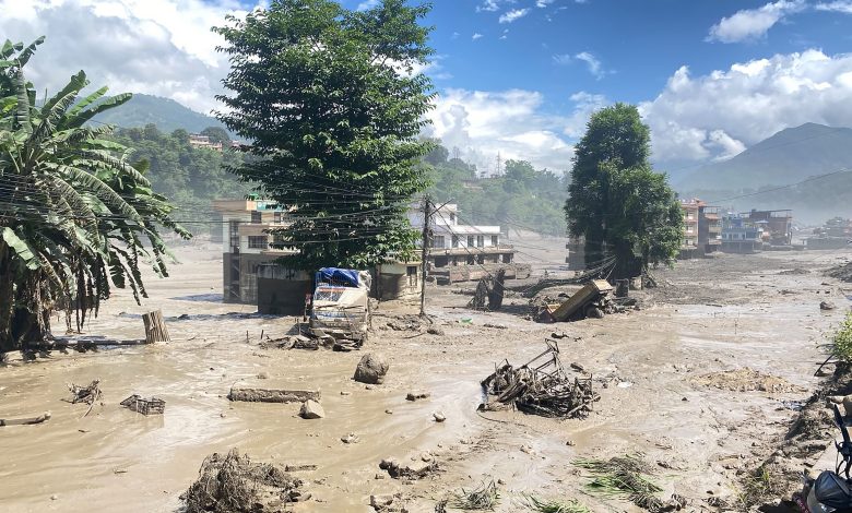 उत्तरगया गाउँपालिकामा रहेका जलविद्युत् आयोजना र नदी आसपासका घर क्षतिग्रस्त    