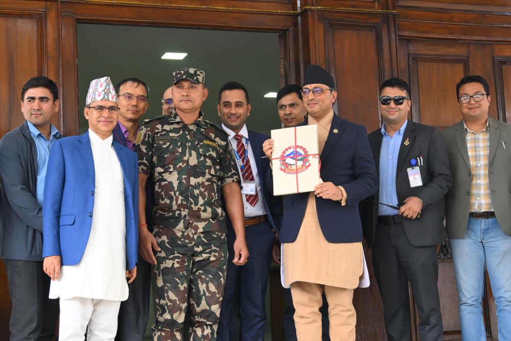 सङ्घीय संसद्को संयुक्त बैठकमा अर्थमन्त्रीद्वारा बजेट प्रस्तुत    