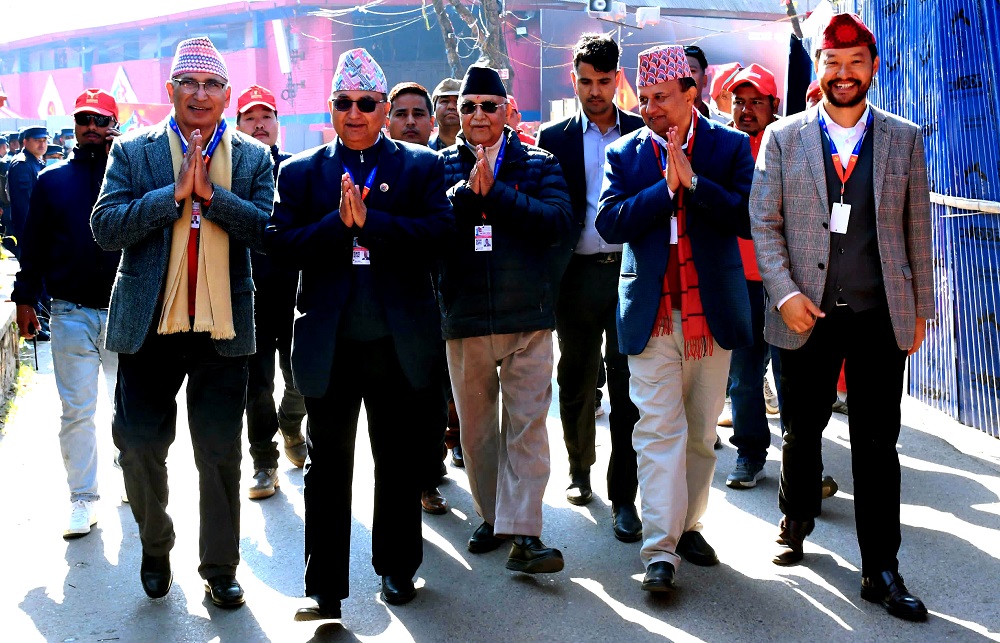 एमाले महाधिवेशनः मतदान सम्पन्न, २२२७ मत खस्यो   