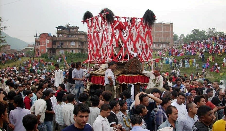 बनेपामा तीनदिनसम्म चण्डेश्वरी जात्रा मनाइँदै        