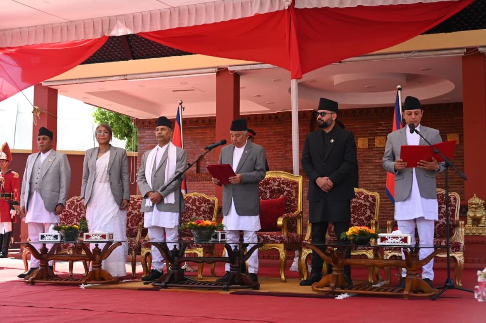 राष्ट्रपतिसमक्ष सभामुखको शपथ    