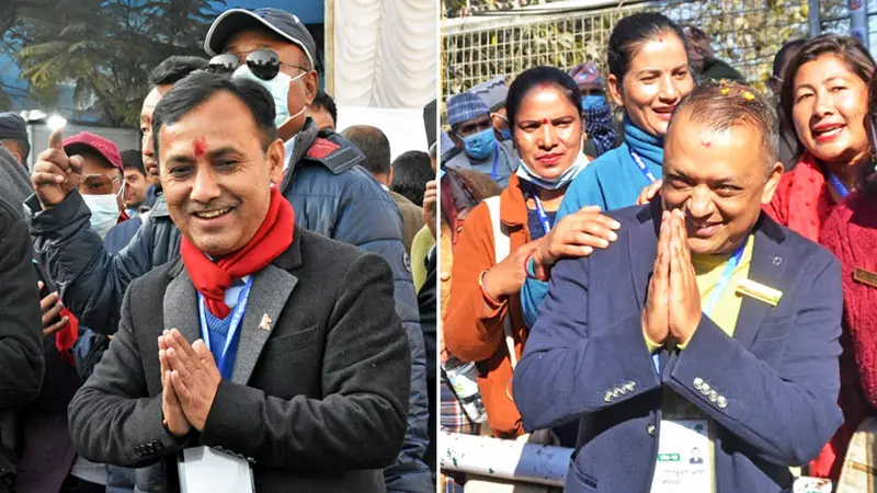 नेपाली कांग्रेसबाट गगन-विश्व निष्काशित, पार्टी फुटको संघारमा