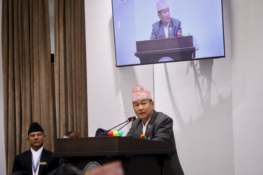 प्राकृतिक स्रोतको सदुपयोग गर्न पाउने सहज नियम बनाउनुपर्छ : अध्यक्ष राई    