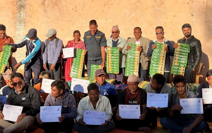 कैदीबन्दीलाई अगरबत्ती उत्पादनसम्बन्धी तालिम   