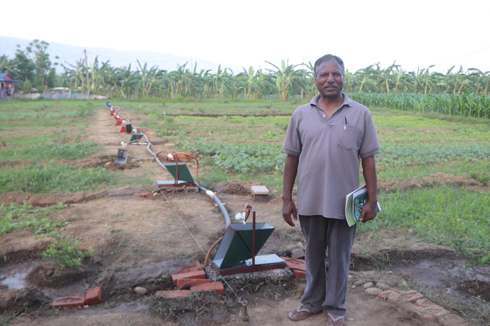 ‘काचाल्का’ अर्थात् थोरै पानीले धेरै सिँचाइ गर्ने प्रविधि