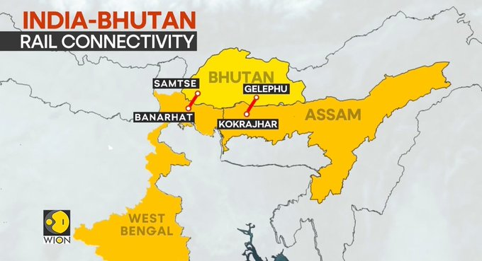 भारत-भुटानबीच पहिलो सीमापार रेल परियोजना, चार वर्षमै सम्पन्न हुने        