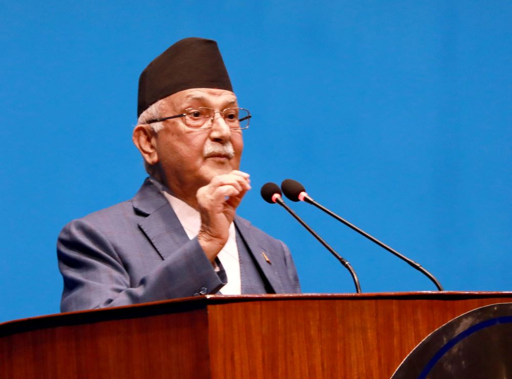 नेपालको शान्तिप्रक्रिया दुनियाँका लागि नमूना : प्रधानमन्त्री ओली