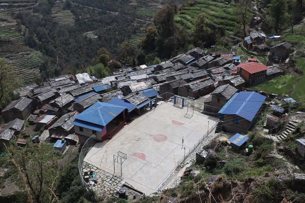 म्याग्दीको रायखोर र कोटगाउँमा खेलमैदान निर्माण   