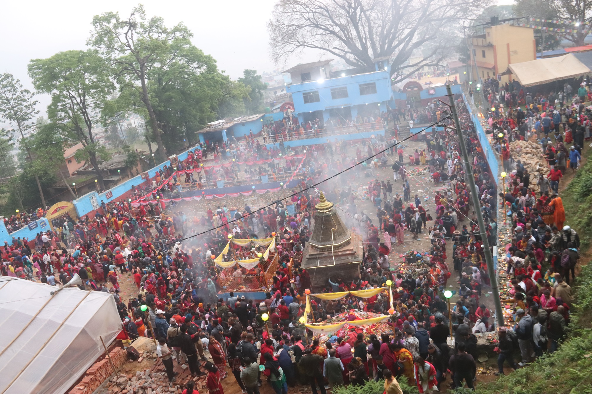 मातातीर्थमा मातृभक्तको भीड   