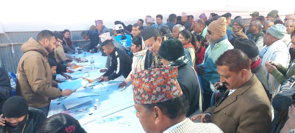 कांग्रेसको  विशेष महाधिवेशन : दिउँसोसम्म एक हजार तीन सय २७ सहभागीद्वारा नाम दर्ता    