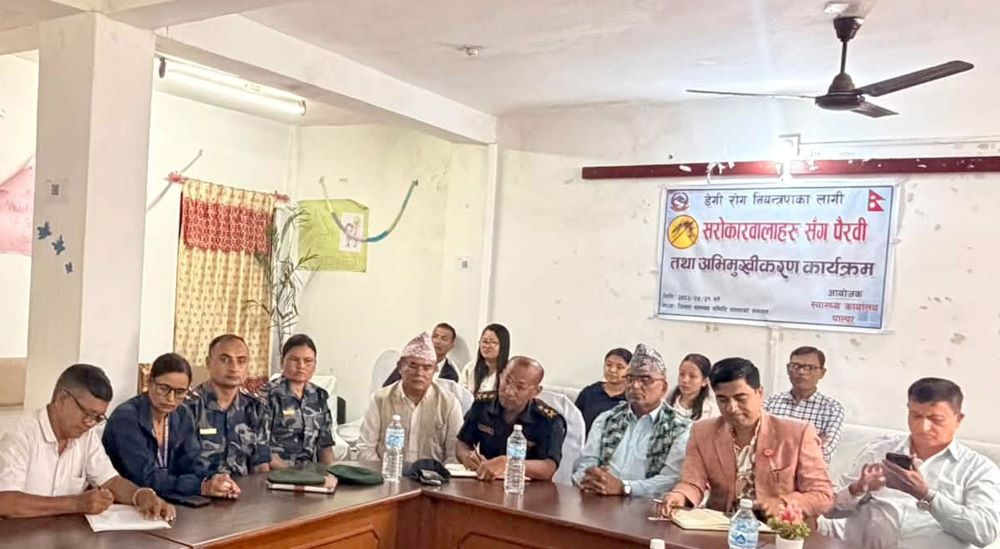 पाल्पामा दुई महिनामै २५५ जनामा डेङ्गु सङ्क्रमण पुष्टि