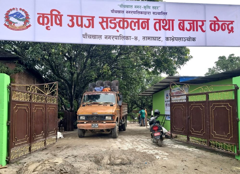 पाँचखालमा ‘विषादीरहित’ तरकारी संकलन केन्द्र सञ्चालन