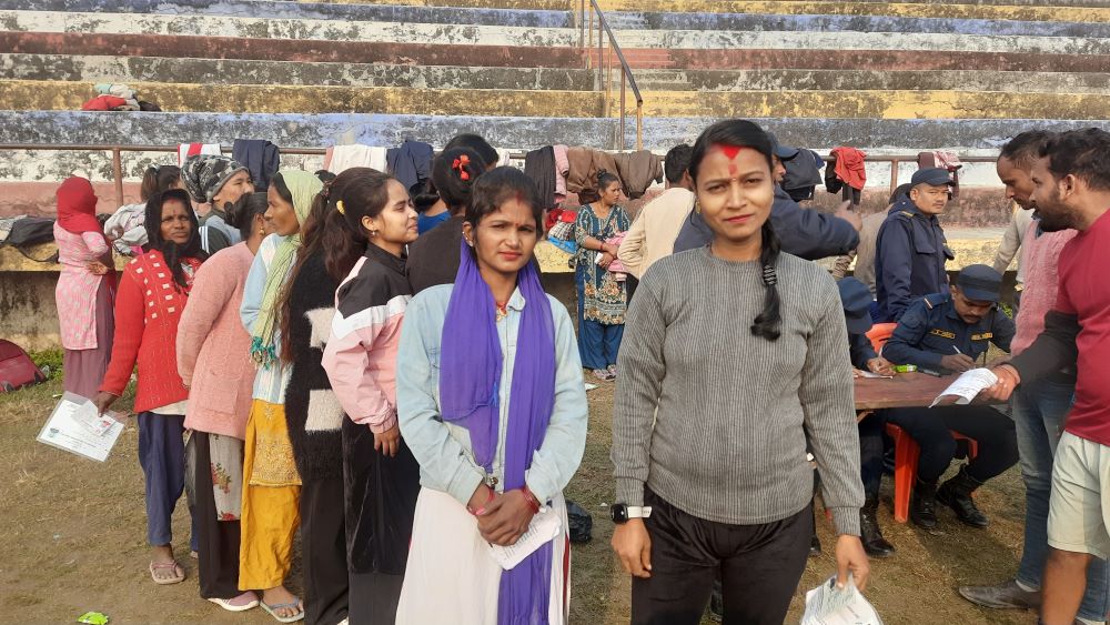 आमाहरुको निर्वाचन प्रहरी बन्ने रहर        