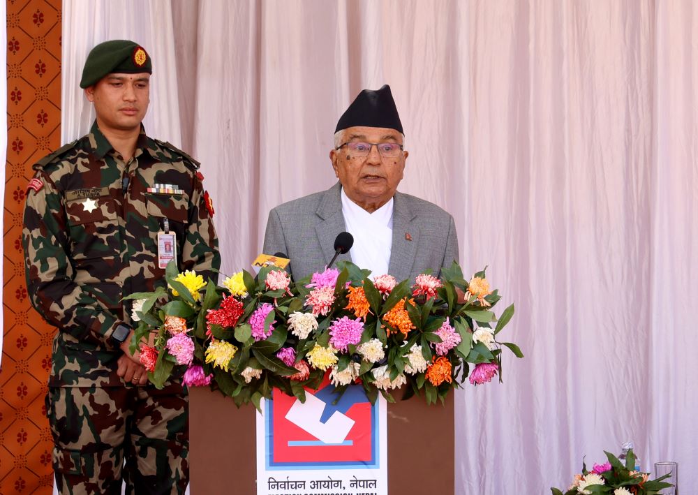 निर्वाचन लोकतन्त्रको मेरुदण्ड : राष्ट्रपति    