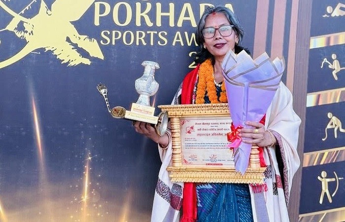 ओलम्पियन केसीलाई ‘लाइफटाइम अचिभमेन्ट अवार्ड’