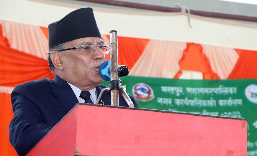युवाहरुले आफ्नो सिर्जना सीप र क्षमतालाई स्वदेशमै प्रयोग गर्नुपर्छ : प्रधानमन्त्री दाहाल