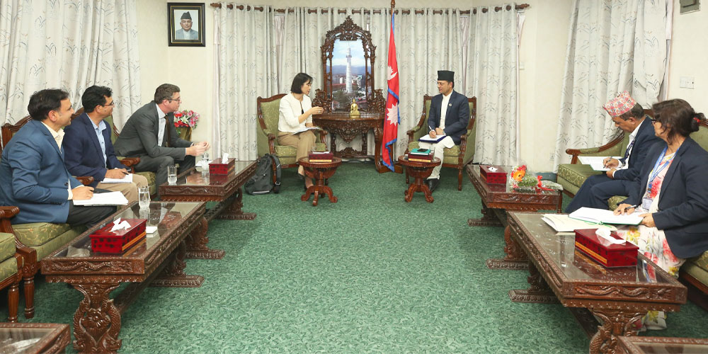 सभामुख अर्यालसँग यूएडीपी प्रतिनिधिको भेट