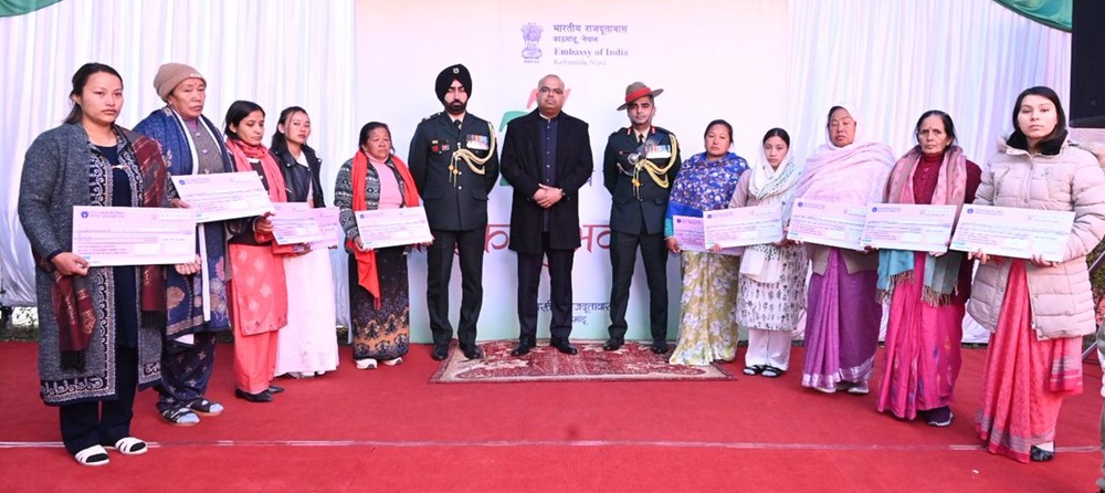 भारतीय राजदूतावासमा मनाइयो भारतको ७७ औँ गणतन्त्र दिवस   