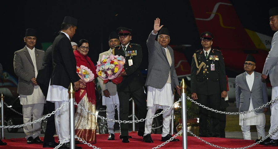 राष्ट्रपति पौडेल जापान प्रस्थान