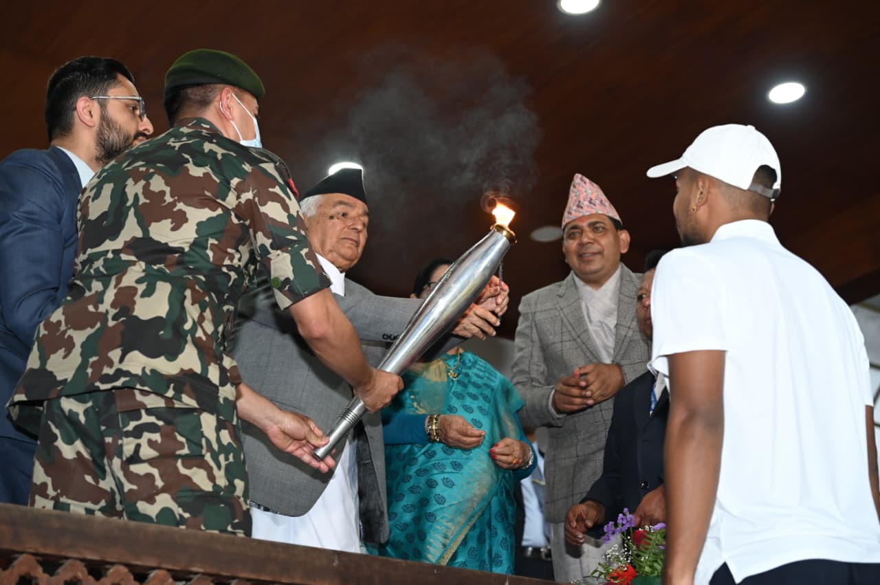 खेलकुदका माध्यमबाट अन्तरराष्ट्रिय सम्बन्ध विस्तारमा महत्त्वपूर्ण योगदान पुग्छ : राष्ट्रपति   