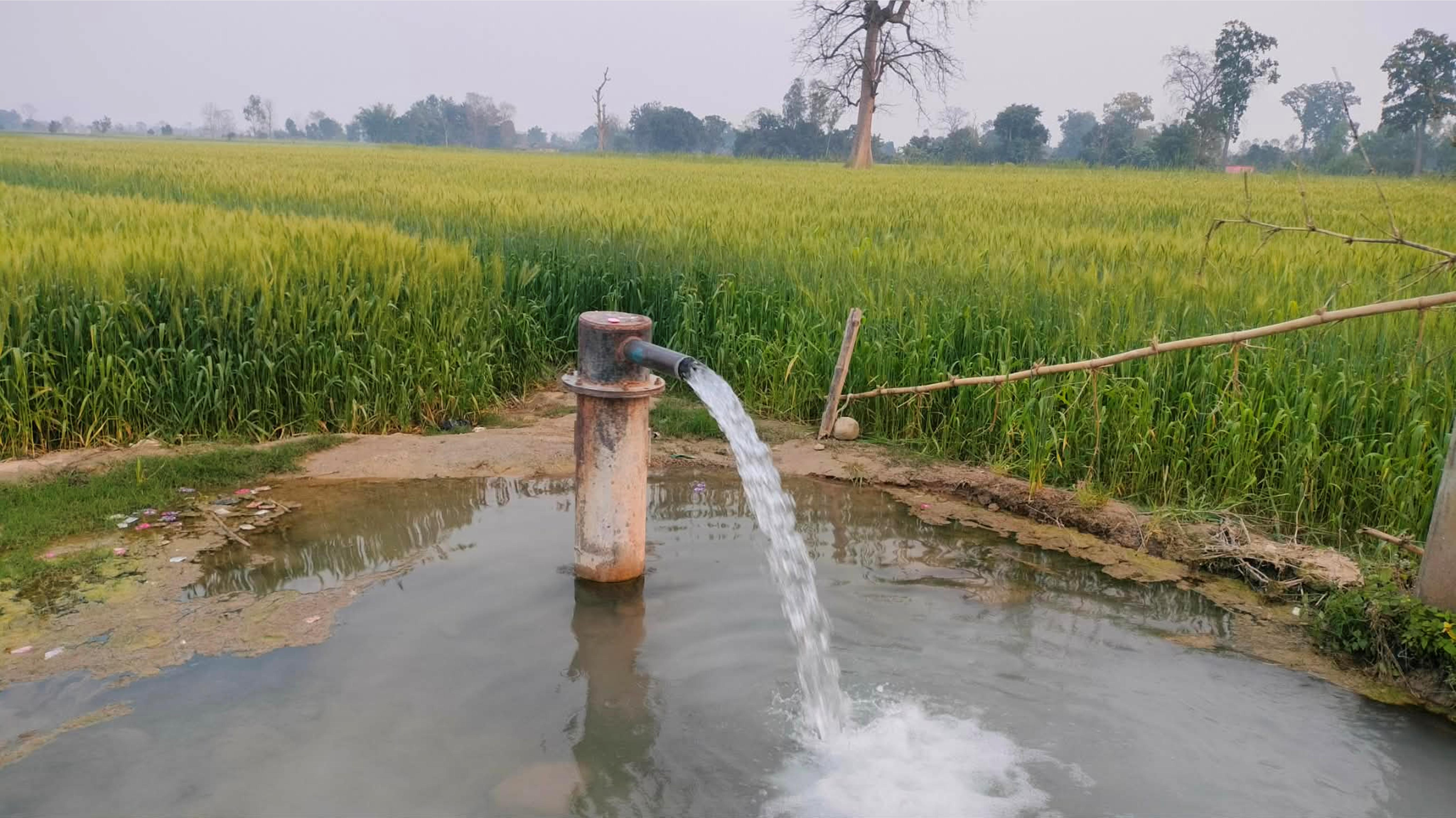 सिँचाइ समस्या समाधान गर्न बोरिङ जडान   