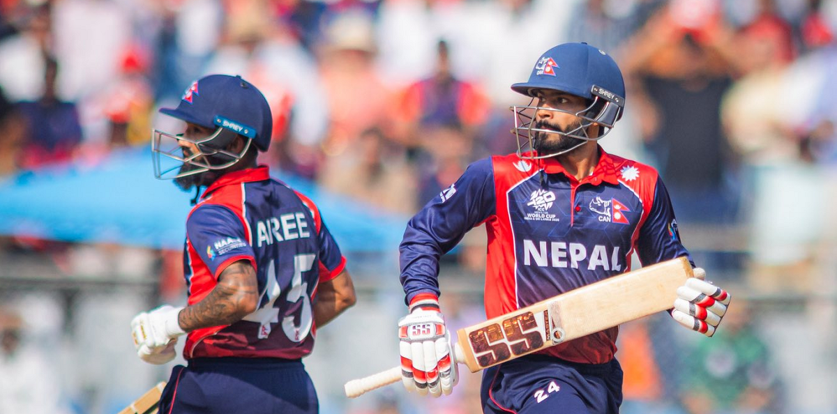 ऐरीको अर्धशतकमा नेपालले वेस्ट इन्डिजलाई दियो १३४ रनको लक्ष्य    