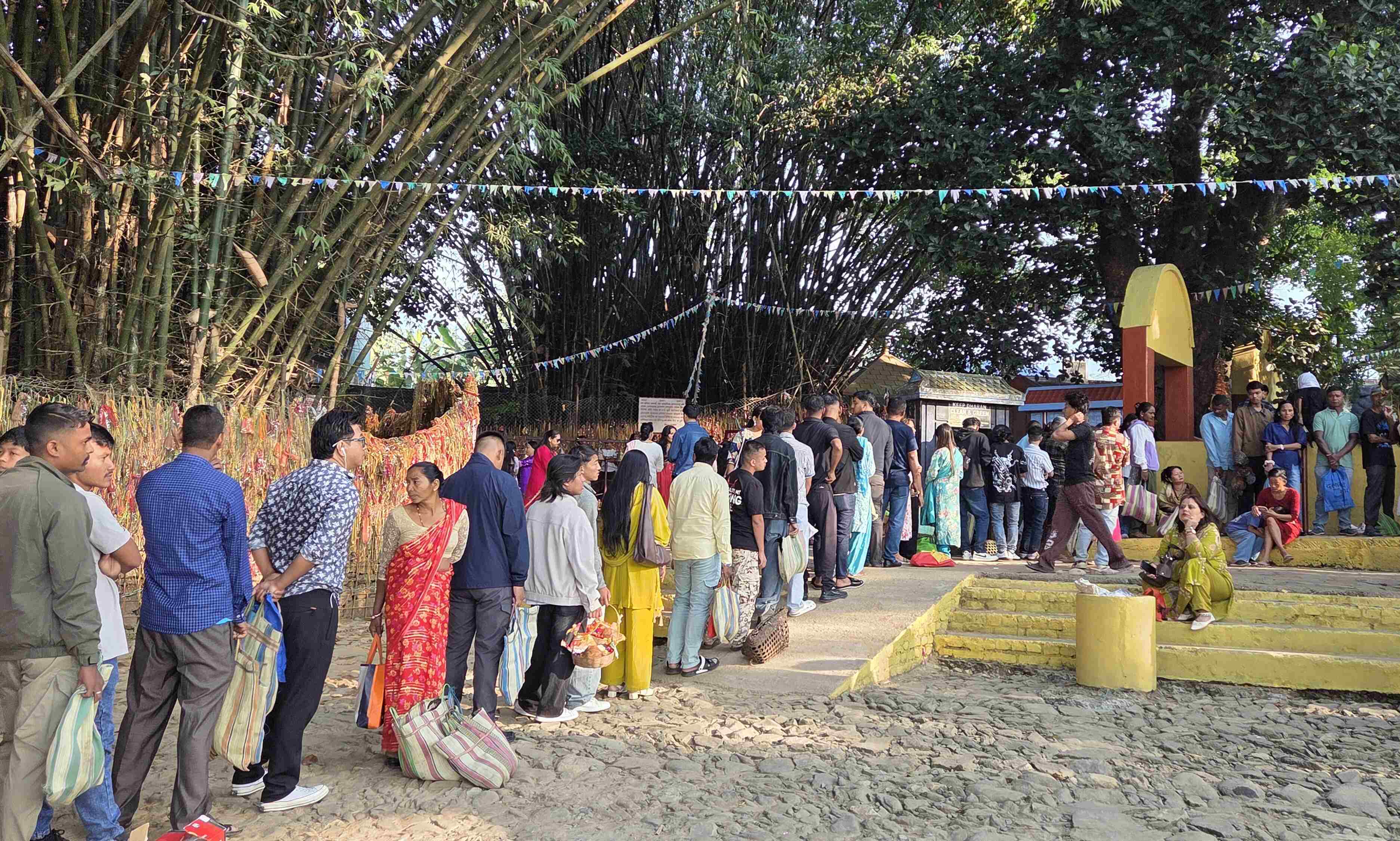 भाकल पूरा गर्न बुढासुब्बामा भक्तजनको घुइँचो, महानवमीमा विशेष पूजा