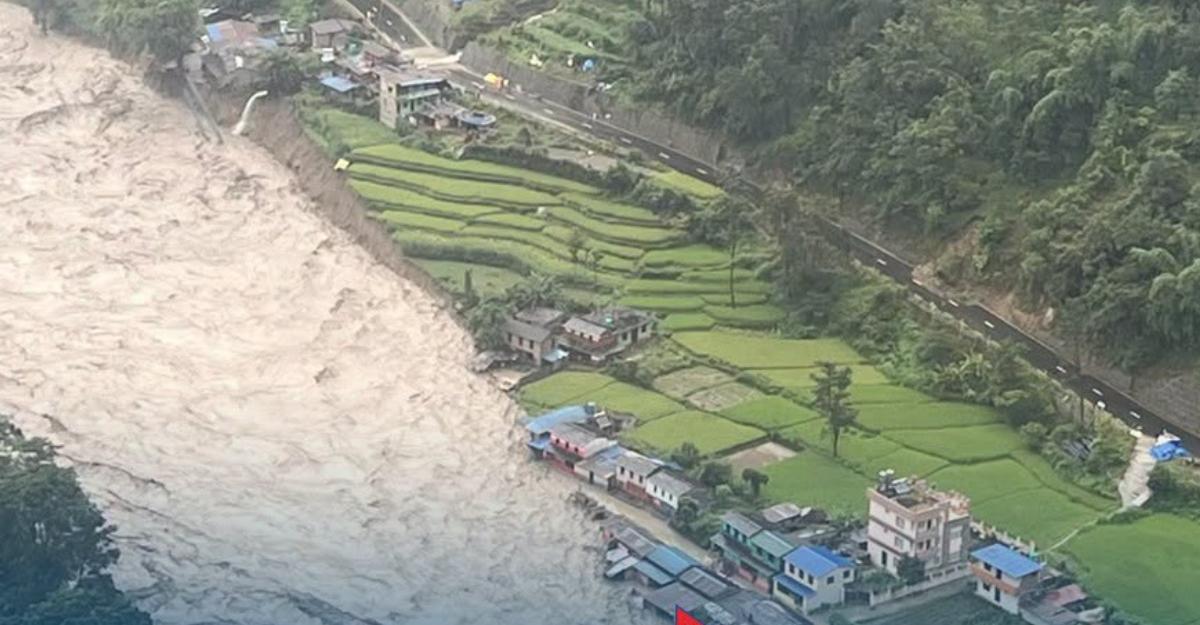 जलजला गाउँपालिकामा बाढीपहिरोको वितण्डा, ३१६ घरमा क्षति