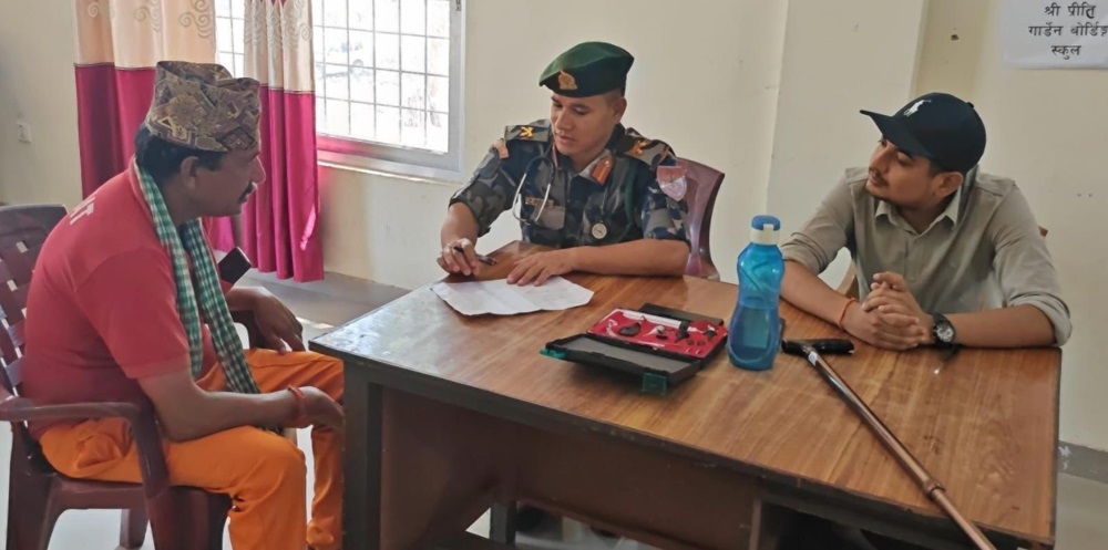 स्वास्थ्य शिविरबाट ७६९ जना लाभान्वित   